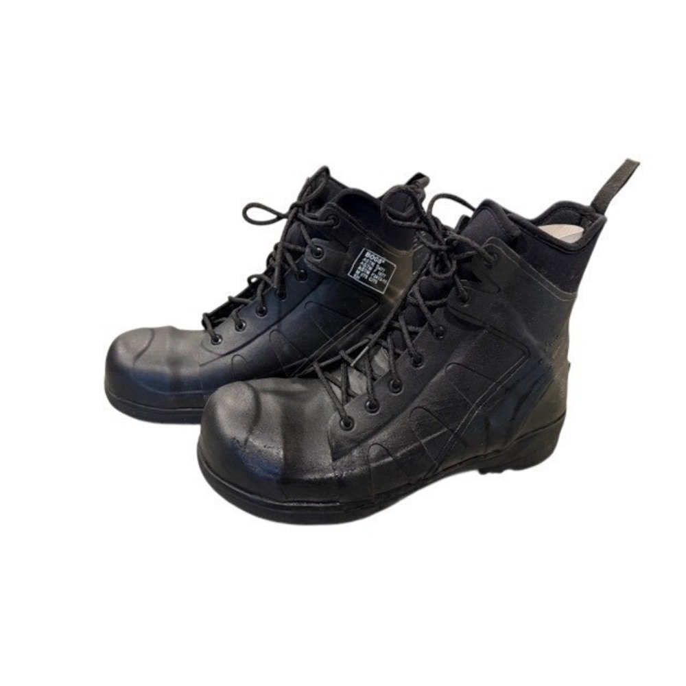 Bogs Turf Stomper Black Steel Toe Mens Rubber Upper Work Boots Sz 13 NWT‎